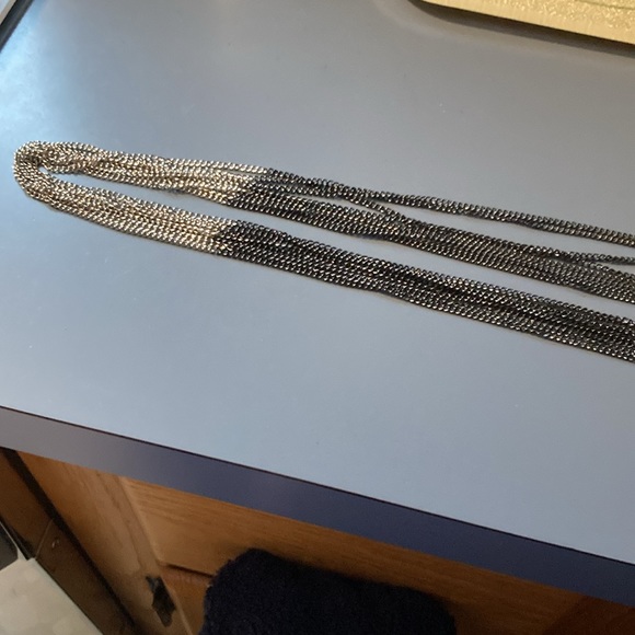 Long two tone necklace - Picture 4 of 6